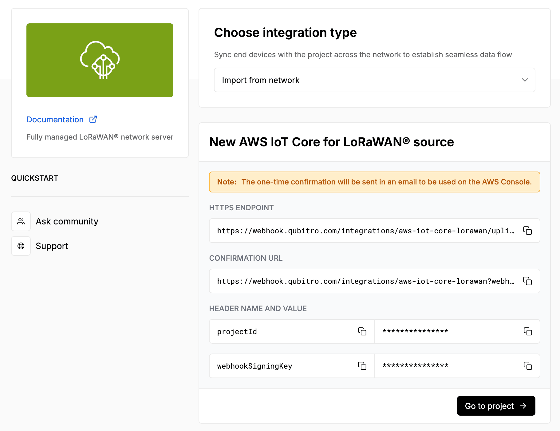 Setting Up the Integration
