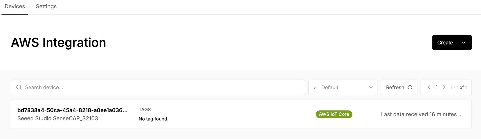 Checking Device List